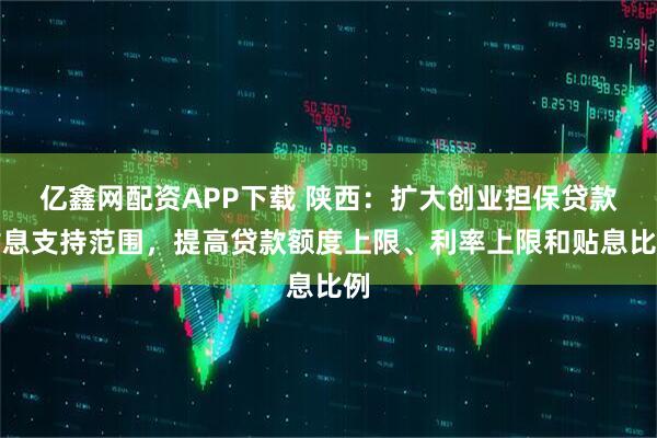 亿鑫网配资APP下载 陕西：扩大创业担保贷款贴息支持范围，提高贷款额度上限、利率上限和贴息比例